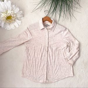 Kimchi Blue heathered peach swing jacket